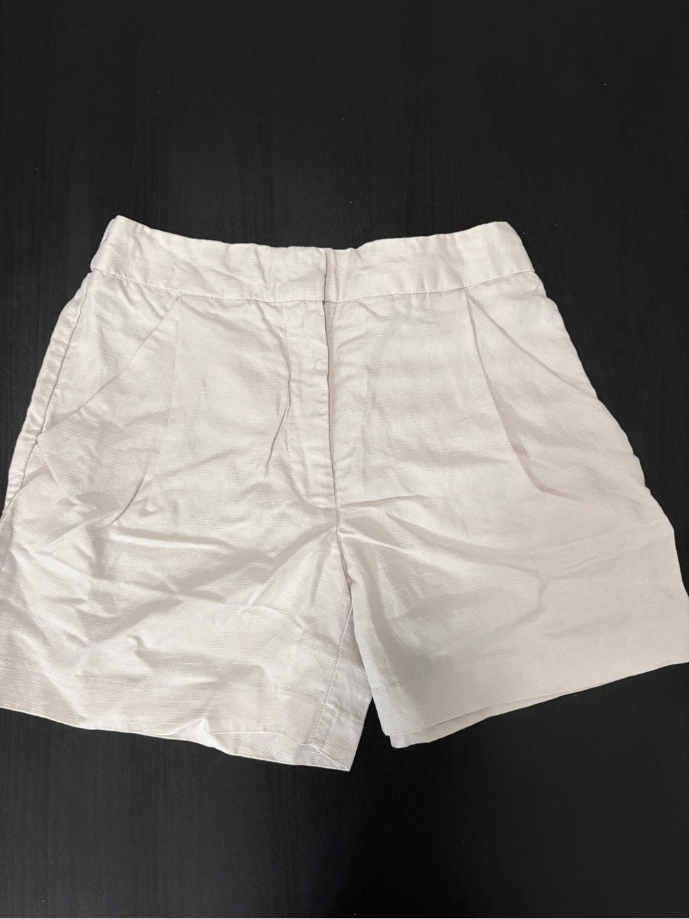 Wilfred White High-Waist Shorts